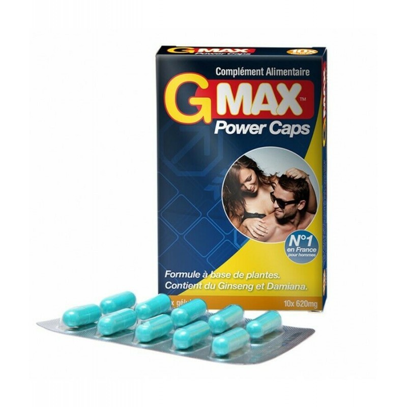 Gmax power caps - 10 gélules