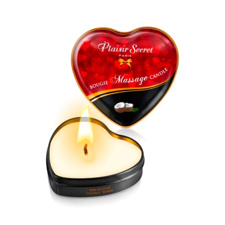 Mini Bougie de massage noix de coco Plaiisir secret