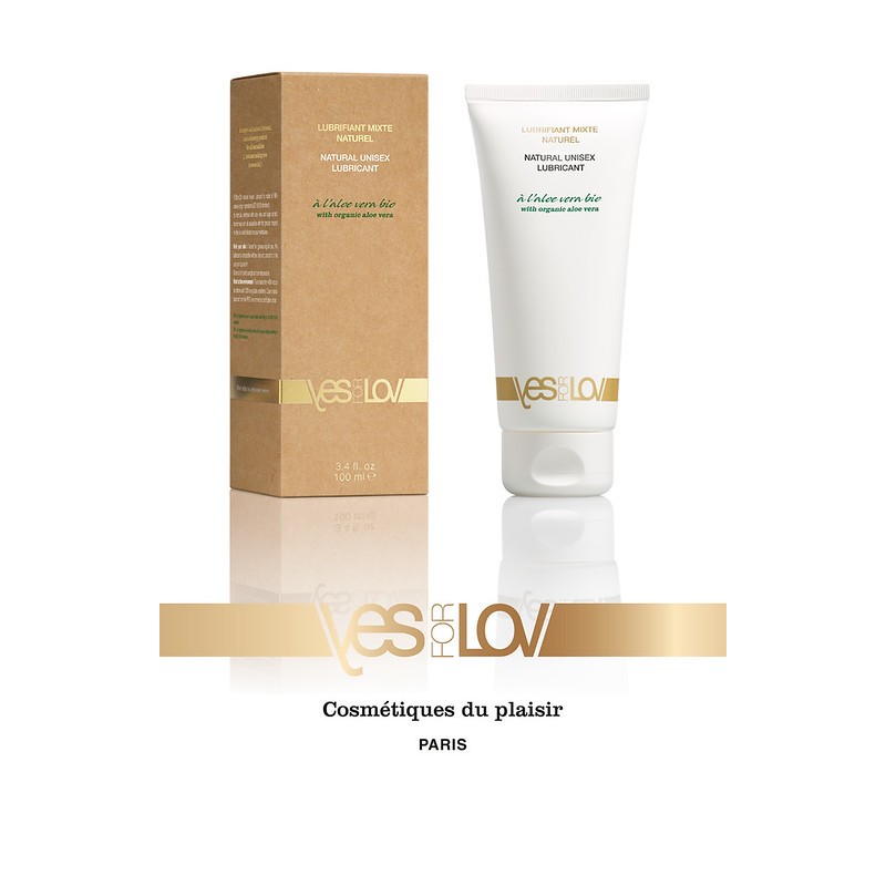 Lubrifiant mixte naturel à l'aloe vera bio YESforLOV