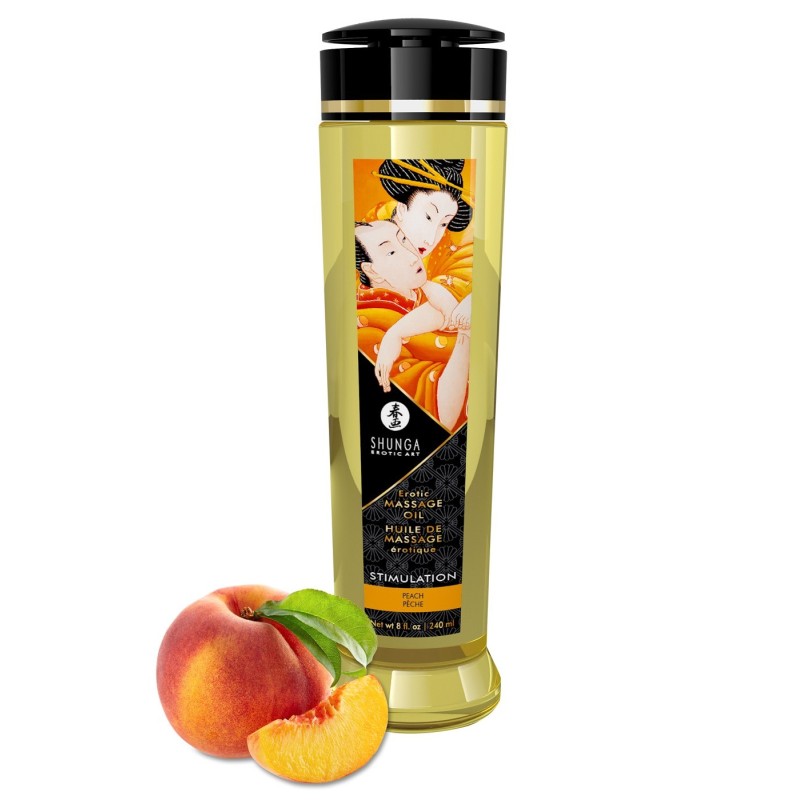 Huile de massage stimulation peche Shunga
