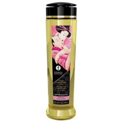 Huile de massage érotique Aphrodisiaque rose SHUNGA