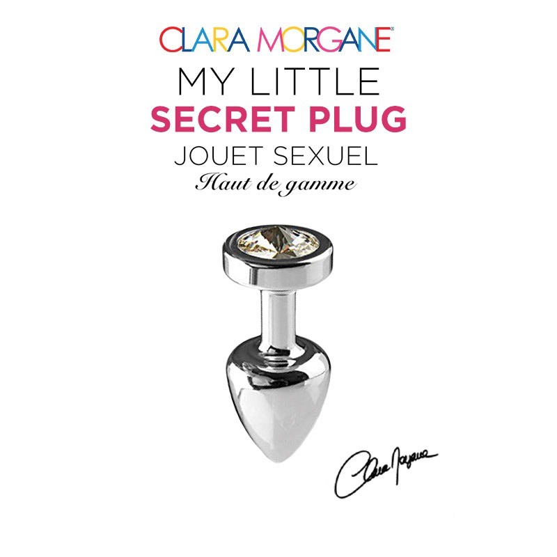 Plug Anal S Blanc  My Little Secret Plug Clara Morgane