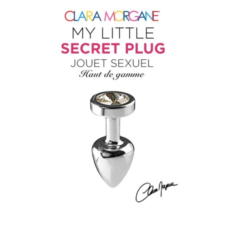Plug Anal S Blanc  My Little Secret Plug Clara Morgane