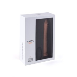 Vibromasseur télécommandé ventouse tournant  23,2 cm USB R8 Virgite