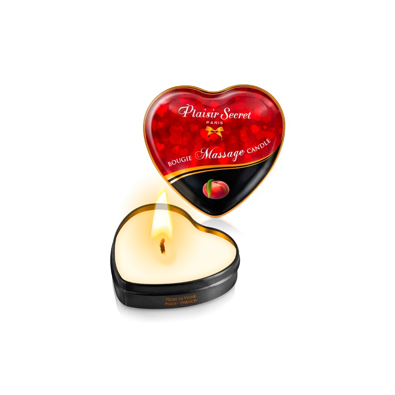 Mini Bougie de massage Peche de Vignes Plaiisir secret