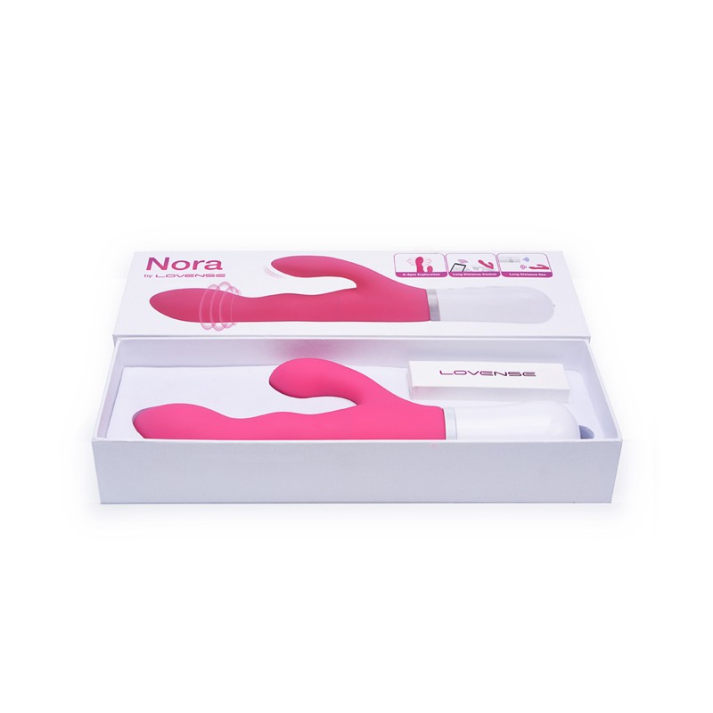 Rabbit connecté Nora vibrator Lovense