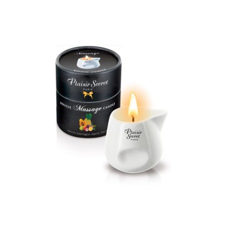 Bougie de massage Bois rouge Plaisir secret