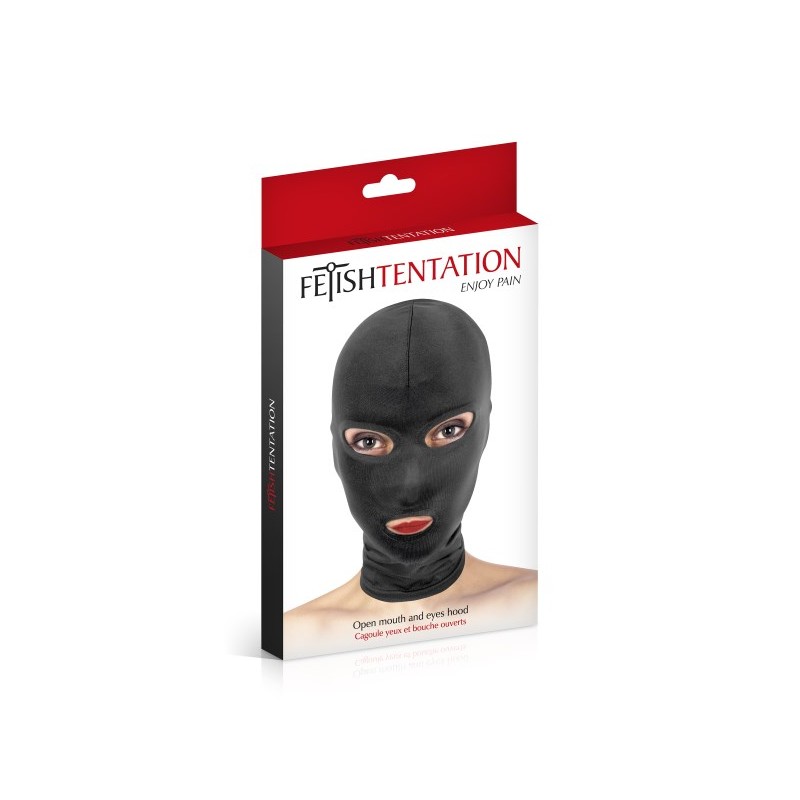 Cagoule fétichiste complète extensible Fetish Tentation