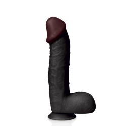 The Super Black Gode réaliste ventouse 30 cm Captain Red
