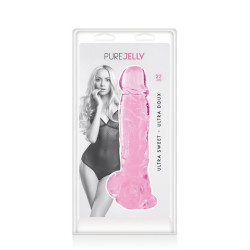 Gode Ventouse XL Jelly 22cm 2 Couleurs aux choix Pure Jelly