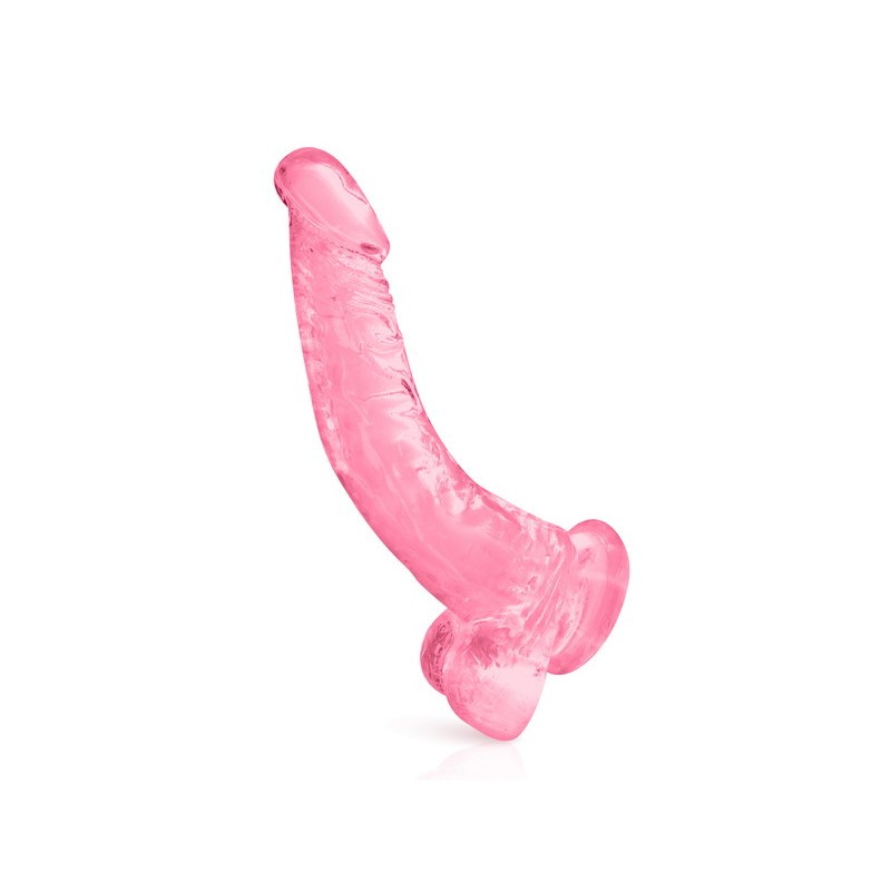 Gode Ventouse XL Courbé en jelly 22cm 2 couleurs aux choix Pure Jelly