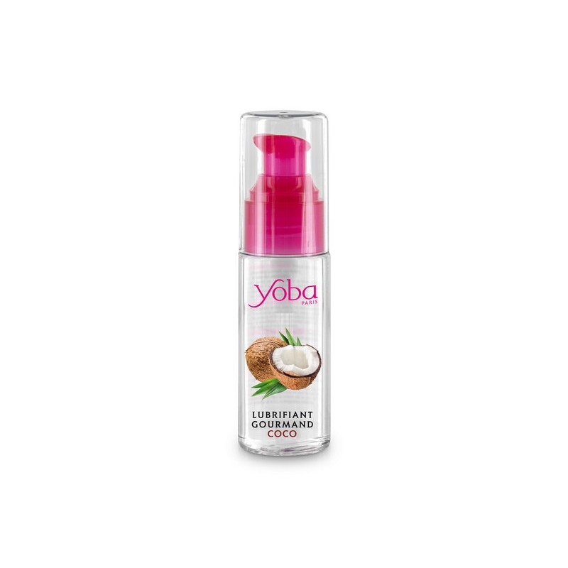 Lubrifiant gourmand noix de coco à base d'eau 50ml Yoba