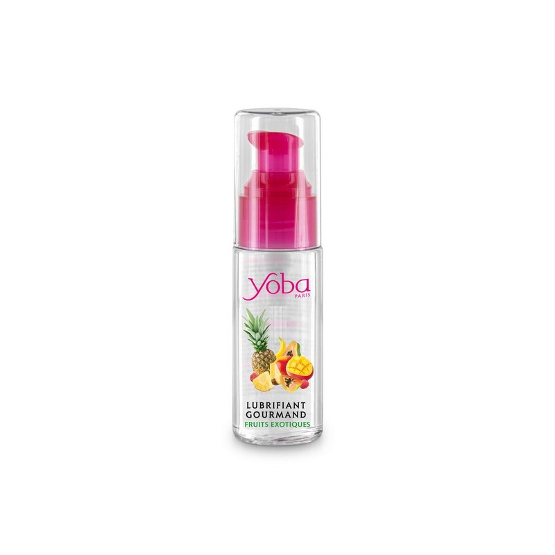 Lubrifiant gourmand fruits exotiques à base d'eau 50ml Yoba