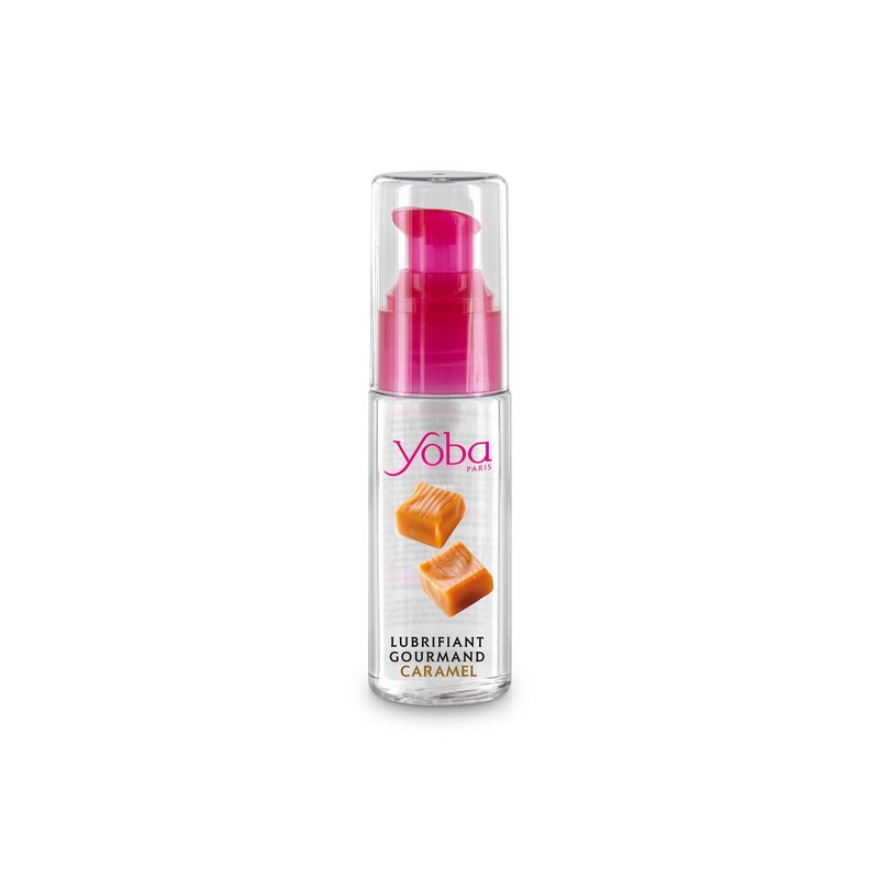 Lubrifiant gourmand caramel à base d'eau 50ml Yoba
