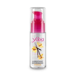 Lubrifiant gourmand vanille à base d'eau 50ml Yoba
