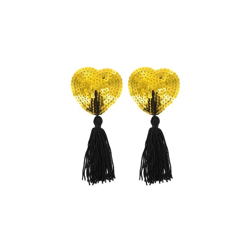 Nippies noirs avec strass