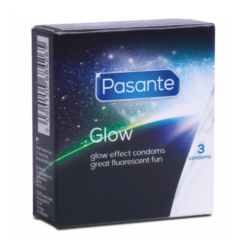 3 preservatifs Fluorescent Taille 53 Pasante