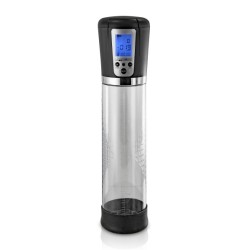 Pompe à pénis digitale USB  avec écran LCD Blue Junke