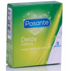 3 préservatifs retardants Taille 53 Pasante