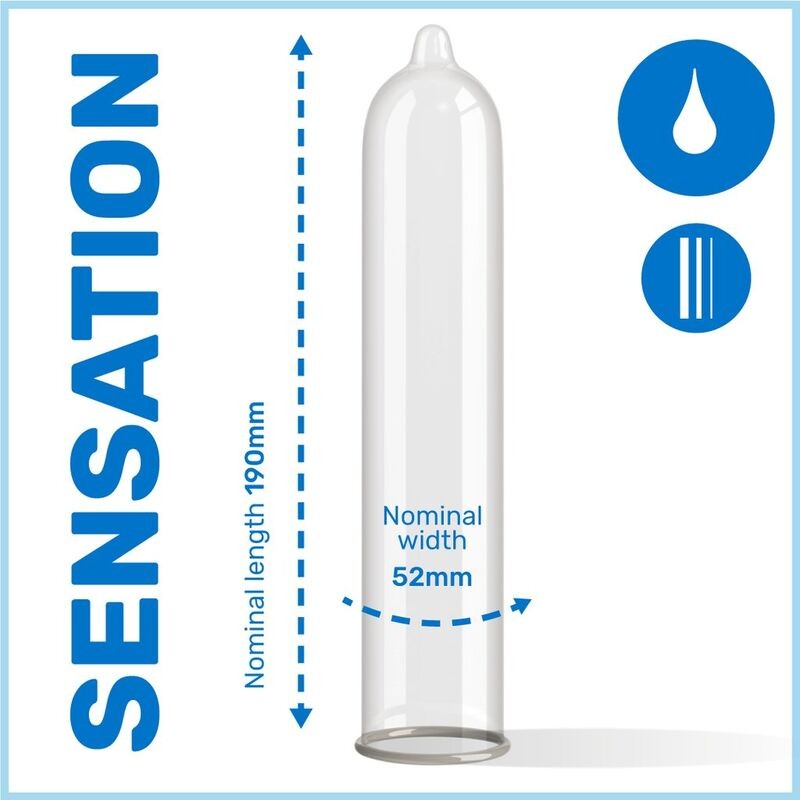 3 préservatifs retardants Taille 53 Pasante