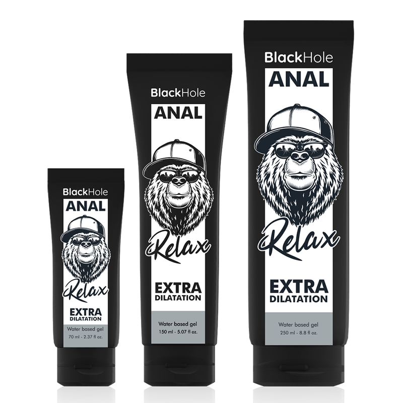 Gel à base d'eau Extra dilatation 150 ml Black Hole