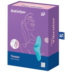 Stimulateur clitoridien Teaser Doigt Bleu Satisfyer
