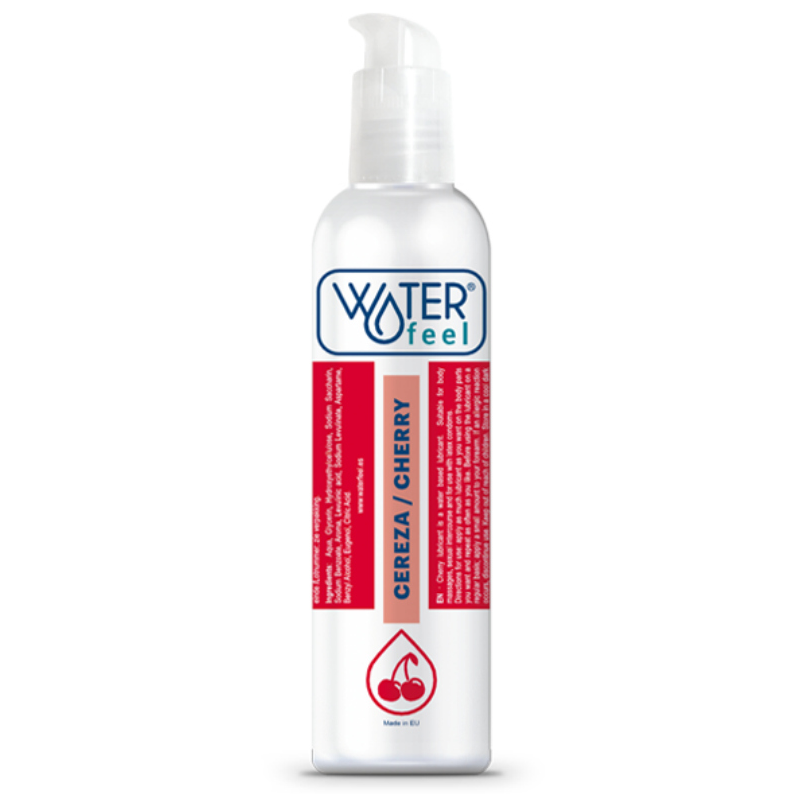 Lubrifiant à base d'eau Cerise 175 ml - Waterfeel